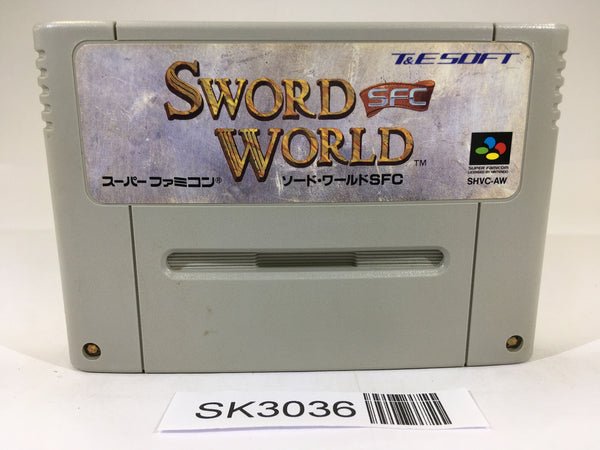 SK3036 Sword World SFC SNES Super Famicom Japan