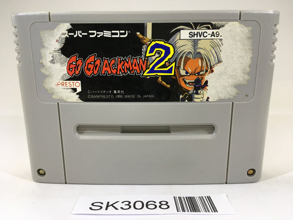 SK3068 Go Go Ackman 2 SNES Super Famicom Japan