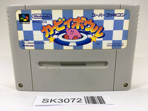 SK3072 Kirby Bowl Kirby's Dream Course SNES Super Famicom Japan