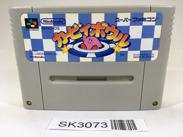 SK3073 Kirby Bowl Kirby's Dream Course SNES Super Famicom Japan