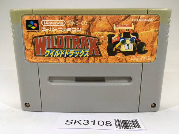 SK3108 Wild Trax Stunt Race FX SNES Super Famicom Japan