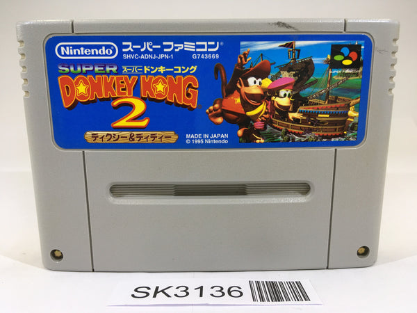 SK3136 Super Donkey Kong Country 2 SNES Super Famicom Japan