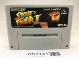 SK3141 Street Fighter II 2 SNES Super Famicom Japan
