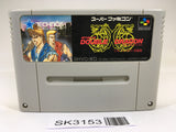 SK3153 Return of Double Dragon SNES Super Famicom Japan