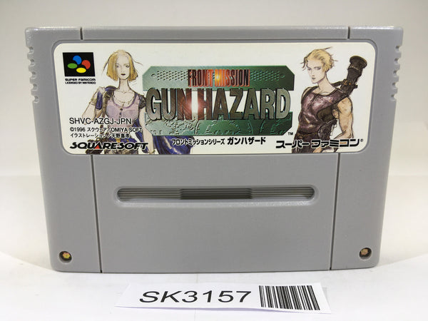 SK3157 Front Mission Series Gun Hazard SNES Super Famicom Japan