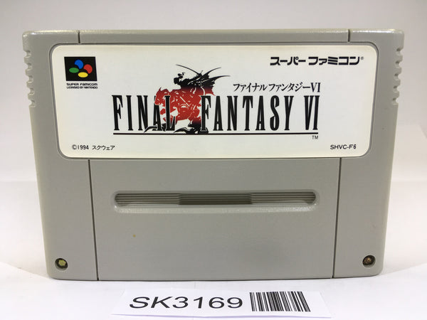 SK3169 Final Fantasy VI 6 SNES Super Famicom Japan