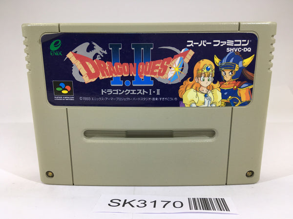 SK3170 Dragon Quest 1 & 2 SNES Super Famicom Japan