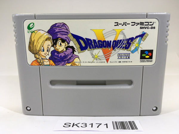 SK3171 Dragon Quest V 5 SNES Super Famicom Japan
