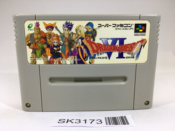 SK3173 Dragon Quest VI 6 SNES Super Famicom Japan