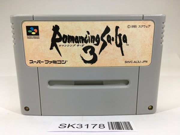 SK3178 Romancing Sa Ga 3 SNES Super Famicom Japan