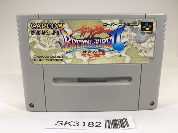 SK3182 Breath of Fire 2 Shimei no Ko SNES Super Famicom Japan