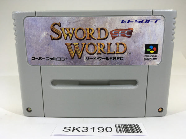 SK3190 Sword World SFC SNES Super Famicom Japan