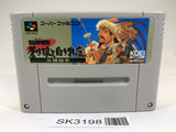 SK3198 Super Aoki Ookami to Shiroki Mejika SNES Super Famicom Japan