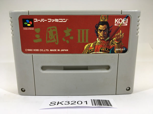 SK3201 Sangokushi III SNES Super Famicom Japan