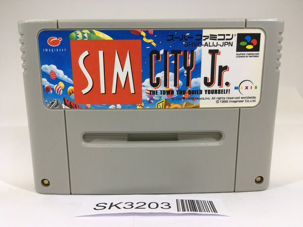 SK3203 SimCity Jr. SimTown SNES Super Famicom Japan