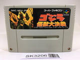 SK3206 Godzilla Kaijuu Dai Kessen SNES Super Famicom Japan