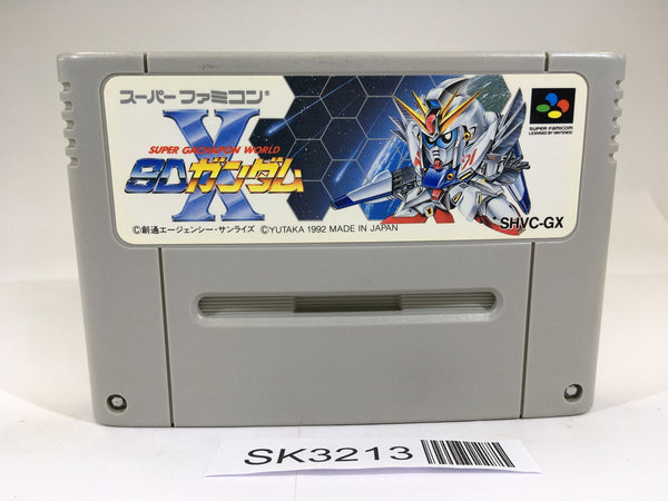 SK3213 Super Gachapon World SD Gundam X SNES Super Famicom Japan