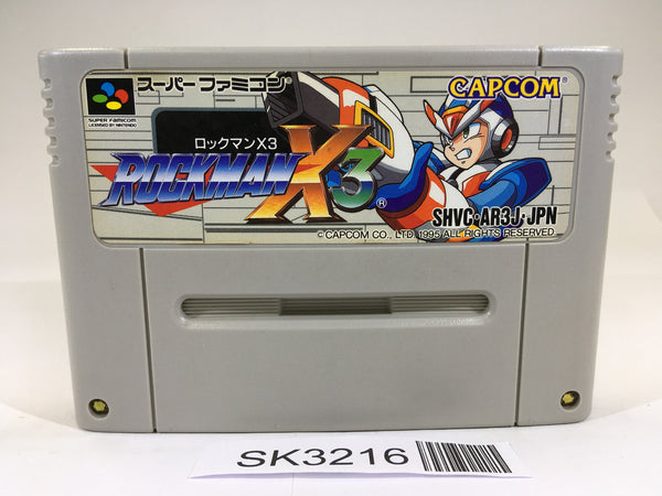 SK3216 Rockman X3 Megaman SNES Super Famicom Japan