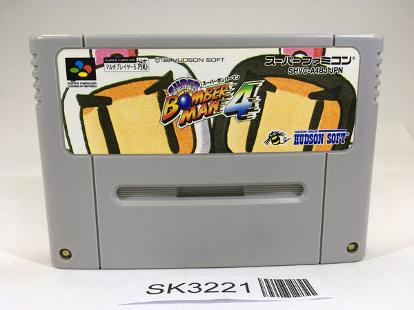 SK3221 Super Bomberman 4 SNES Super Famicom Japan