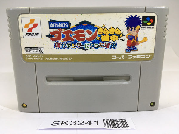 SK3241 Ganbare Goemon 4 Kirakira Douchuu SNES Super Famicom Japan