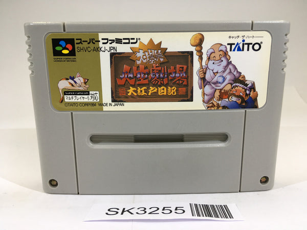 SK3255 Dai Bakushou Jinsei Gekijou Ooedo Nikki SNES Super Famicom Japan