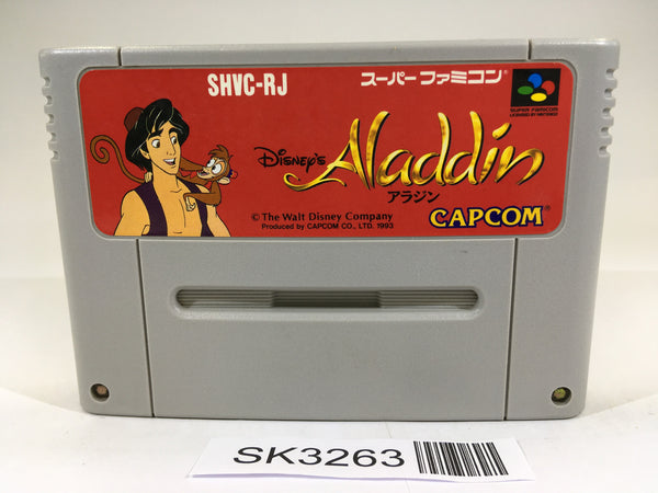 SK3263 Aladdin SNES Super Famicom Japan