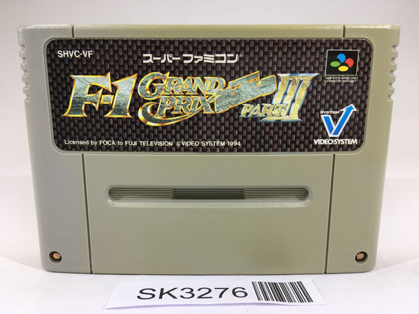 SK3276 F1 Grand Prix Part 3 Racing SNES Super Famicom Japan