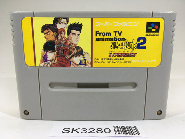 SK3280 From TV Animation Slam Dunk 2 SNES Super Famicom Japan