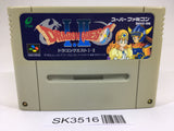 SK3516 Dragon Quest 1 & 2 SNES Super Famicom Japan