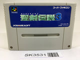 SK3531 Seiken Densetsu 3 Secret of Mana SNES Super Famicom Japan