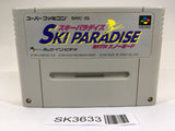 SK3633 Ski Paradise with Snowboard SNES Super Famicom Japan