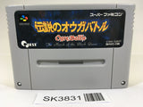 SK3831 Ogre Battle The March of the Black Queen SNES Super Famicom Japan