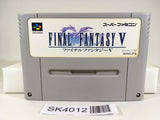 SK4012 Final Fantasy 5 V SNES Super Famicom Japan