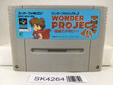 SK4264 Wonder Project J Kikai no Shounen Pino Nintendo Super Famicom SNES Japan