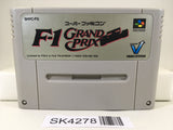 SK4278 F1 Grand Prix Racing Nintendo Super Famicom SNES Japan