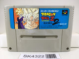 SK4322 Dragon Ball Z Super Butouden 2 Nintendo Super Famicom SNES Japan