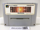 SK4352 Front Mission Nintendo Super Famicom SNES Japan