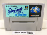SK4369 Sim Earth The Living Planet Nintendo Super Famicom SNES Japan