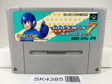 SK4385 Rockman 7 Megaman Nintendo Super Famicom SNES Japan