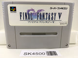 SK4500 Final Fantasy 5 V Nintendo Super Famicom SNES Japan