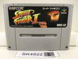 SK4822 Street Fighter II 2 Nintendo Super Famicom SNES Japan