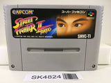 SK4824 Street Fighter II 2 Turbo Nintendo Super Famicom SNES Japan