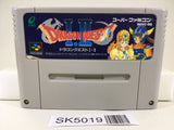 SK5019 Dragon Quest 1 & 2 Nintendo Super Famicom SNES Japan