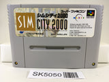 SK5050 Sim City 2000 Nintendo Super Famicom SNES Japan