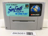 SK5051 Sim Earth The Living Planet Nintendo Super Famicom SNES Japan