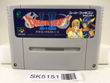 SK5151 Dragon Quest 1 & 2 Nintendo Super Famicom SNES Japan