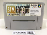 SK5205 Sim City 2000 Nintendo Super Famicom SNES Japan