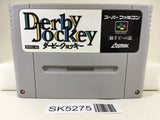 SK5275 Derby Jockey Kishu Ou he no Michi Keiba Nintendo Super Famicom SNES Japan