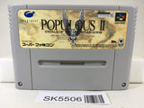 Populous 2 Trials of the Olympian Gods Super Famicom SNES Japan - SK5506