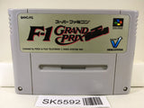 F1 Grand Prix Racing Nintendo Super Famicom SNES Japan - SK5592